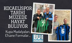 Kocaelispor Tarihi Müzede Hayat Buluyor : Kupa Madalyaları, Efsane Formalar...