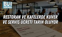 Restoran ve Kafelerde Kuver ve Servis Ücreti Tarih Oluyor