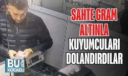 Sahte Gram Altınla Kuyumcuları Dolandırdılar