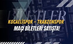 Kocaelispor – Trabzonspor Maçı Biletleri Satışta!