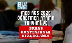 MEB AGS 2026 Öğretmen Atama Takvimi ve Branş Kontenjanları Açıklandı