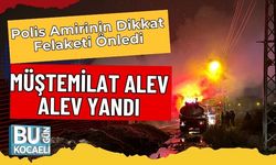 Polis Amirinin Dikkati Felaketi Önledi: Müştemilat Alev Alev Yandı