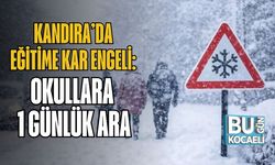 Kandıra’da Eğitime Kar Engeli: Okullara 1 Günlük Ara