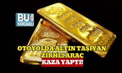 Otoyolda Altın Taşıyan Zırhlı Araç Kaza Yaptı!