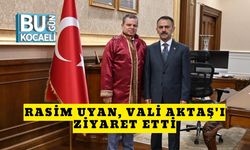 Rasim Uyan, Vali Aktaş'ı Ziyaret Etti