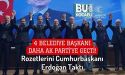 4 Belediye Başkanı Daha AK Parti’ye Geçti! Rozetlerini Cumhurbaşkanı Erdoğan Taktı