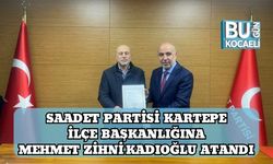 Saadet Partisi Kartepe İlçe Başkanlığına Mehmet Zihni Kadıoğlu Atandı