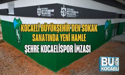 Kocaeli Büyükşehir’den Sokak Sanatında Yeni Hamle: Şehre Kocaelispor İmzası