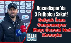 Kocaelispor’da 3 Futbolcu Sakat! Selçuk İnan Samsunspor Maçı Öncesi Net Konuştu