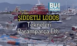 Şiddetli Lodos Tekneleri Paramparça Etti