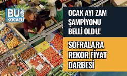Ocak Ayı Zam Şampiyonu Belli Oldu! Sofralara Rekor Fiyat Darbesi