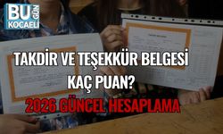Takdir ve Teşekkür Belgesi Kaç Puan? 2026 Güncel Hesaplama