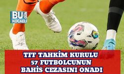 TFF Tahkim Kurulu 57 Futbolcunun Bahis Cezasını Onadı