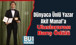 Dünyaca Ünlü Yazar Akif Manaf’a Uluslararası Barış Ödülü