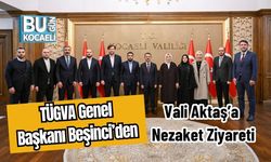 TÜGVA Genel Başkanı Beşinci’den Vali Aktaş’a Nezaket Ziyareti