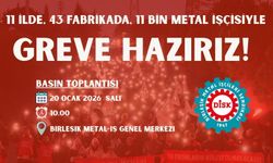 Metal İşçileri Greve Bir Adım Uzakta: Birleşik Metal-İş Yarın Takvimi Açıklıyor