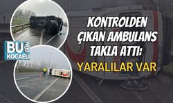 Kontrolden Çıkan Ambulans Takla Attı: Yaralılar Var
