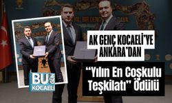 AK Genç Kocaeli’ye Ankara’dan “Yılın En Coşkulu Teşkilatı” Ödülü