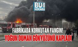 Fabrikada Korkutan Yangın: Yoğun Duman Gökyüzünü Kapladı