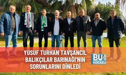 Yusuf Turhan Tavşancıl Balıkçılar Barınağı'nın Sorunlarını Dinledi