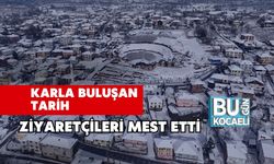 Karla Buluşan Tarih Ziyaretçileri Mest Etti