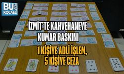 İZMİT’TE KAHVEHANEYE KUMAR BASKINI: 1 KİŞİYE ADLİ İŞLEM, 5 KİŞİYE CEZA