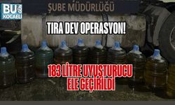 TIRA DEV OPERASYON: 183 LİTRE UYUŞTURUCU ELE GEÇİRİLDİ