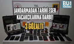 JANDARMADAN TARİHİ ESER KAÇAKÇILARINA DARBE: 3 GÖZALTI