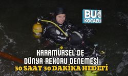 KARAMÜRSEL’DE DÜNYA REKORU DENEMESİ: 30 SAAT 30 DAKİKA HEDEFİ