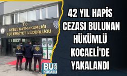 42 Yıl Hapis Cezası Bulunan Hükümlü Gebze'de Yakalandı