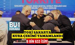 TOKİ SAKARYA KURA ÇEKİMİ TAMAMLANDI: 6 BİN 633 İSİM!
