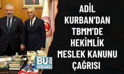 ADİL KURBAN'DAN TBMM'DE HEKİMLİK MESLEK KANUNU ÇAĞRISI