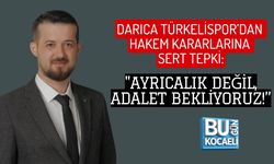 DARICA TÜRKELİSPOR’DAN HAKEM KARARLARINA SERT TEPKİ: "AYRICALIK DEĞİL, ADALET BEKLİYORUZ!"