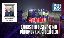 SON DAKİKA! BALIKESİR’DE DÜŞEN F-16’NIN PİLOTUNUN KİMLİĞİ BELLİ OLDU