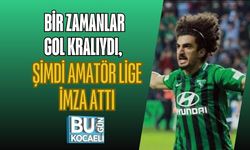 BİR ZAMANLAR GOL KRALIYDI, ŞİMDİ AMATÖR LİGE İMZA ATTI
