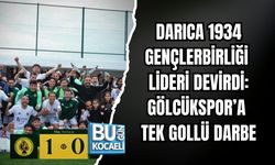 DARICA 1934 GENÇLERBİRLİĞİ LİDERİ DEVİRDİ: GÖLCÜKSPOR’A TEK GOLLÜ DARBE