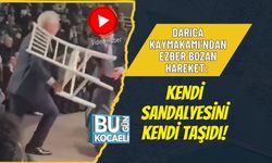 DARICA KAYMAKAMI’NDAN EZBER BOZAN HAREKET: KENDİ SANDALYESİNİ KENDİ TAŞIDI!