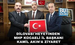 DİLOVASI HEYETİNDEN MHP KOCAELİ İL BAŞKANI KAMİL AKIN’A ZİYARET