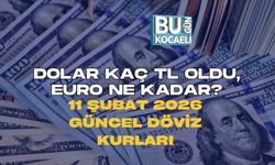 DOLAR KAÇ TL OLDU, EURO NE KADAR? 11 ŞUBAT 2026 GÜNCEL DÖVİZ KURLARI