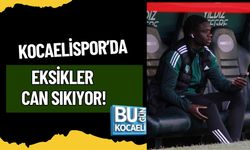 KOCAELİSPOR’DA EKSİKLER CAN SIKIYOR!