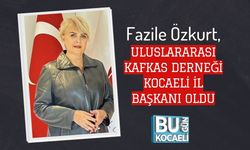 Fazile Özkurt, Uluslararası Kafkas Derneği Kocaeli İl Başkanı Oldu