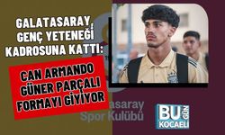 GALATASARAY, GENÇ YETENEĞİ KADROSUNA KATTI: CAN ARMANDO GÜNER PARÇALI FORMAYI GİYİYOR