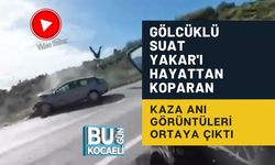 GÖLCÜKLÜ SUAT YAKAR'I HAYATTAN KOPARAN KAZA ANI GÖRÜNTÜLERİ ORTAYA ÇIKTI