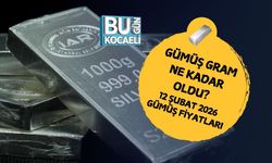 GÜMÜŞ GRAM NE KADAR OLDU? 12 ŞUBAT 2026 GÜMÜŞ FİYATLARI