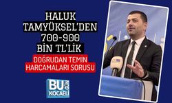 HALUK TAMYÜKSEL’DEN 700-900 BİN TL’LİK DOĞRUDAN TEMİN HARCAMALARI SORUSU