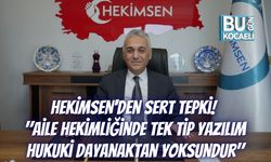 HEKİMSEN'den Sert Tepki! "Aile Hekimliğinde Tek Tip Yazılım Hukuki Dayanaktan Yoksundur"