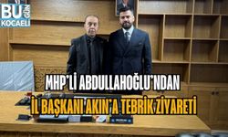 MHP’Lİ ABDULLAHOĞLU’NDAN İL BAŞKANI AKIN’A TEBRİK ZİYARETİ