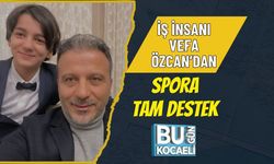 İŞ İNSANI VEFA ÖZCAN’DAN SPORA TAM DESTEK