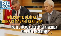 GÖLCÜK’TE DİJİTAL RUHSAT DÖNEMİ BAŞLIYOR: İSU İLE GÖLCÜK BELEDİYESİ ARASINDA PROTOKOL İMZALANDI