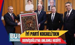 İYİ PARTİ KOCAELİ'DEN DERVİŞOĞLU'NA ANLAMLI HEDİYE